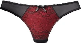 Tanga červená / černá