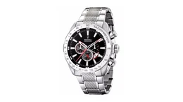 Armbanduhr schwarz / silber