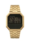Nixon Armbanduhr 'Re-Run' gold/schwarz