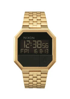 Nixon Armbanduhr 'Re-Run' gold/schwarz