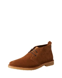 JACK & JONES Schnürschuh JFWGOBI SUEDE DESERT BOOT cognac