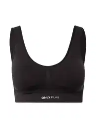 Sportski grudnjak 'Mira' crna / bijela