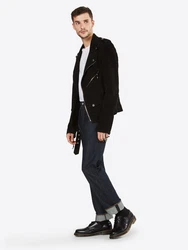 LEVI'S Jeans '501' '502 Taper' dunkelblau/braun