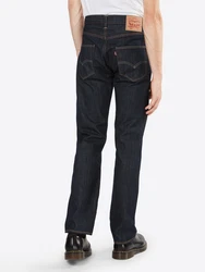 LEVI'S Jeans '501' '502 Taper' dunkelblau/braun