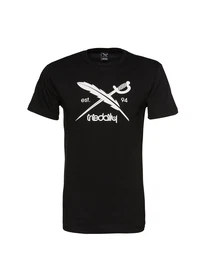 T-Shirt 'Daily Flag' schwarz / wei