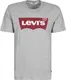 LEVI'S  T-Shirt 'Graphic Set In Neck' graumeliert / kirschrot / wei