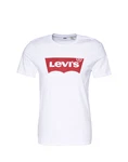 Levi's T-Shirt rot/weiß