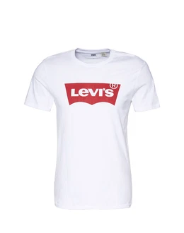 Levi's T-Shirt rot/weiß