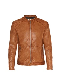 Lederjacke cognac