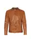FREAKY NATION Lederjacke cognac