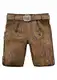 STOCKERPOINT Trachtenlederhose mit Stickerei braun