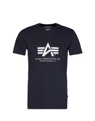ALPHA INDUSTRIES T-Shirt navy/wei