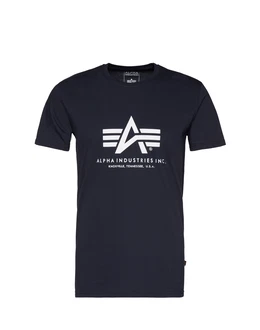 ALPHA INDUSTRIES T-Shirt navy/wei