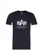 ALPHA INDUSTRIES T-Shirt weiß / nachtblau