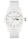 LACOSTE Armbanduhr grün / weiß