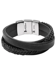 Lederarmband schwarz