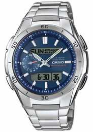 Uhr blau / silber