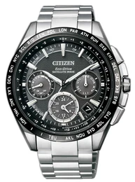 Chronograph mit GPS, »CC9015-54E« schwarz / silber
