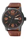 CITIZEN Armbanduhr ''''BM8476-07EE'''' schwarz / braun