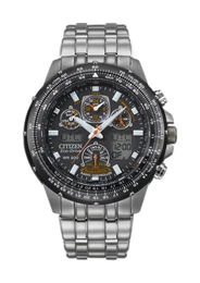 Funkchronograph ''''JY0020-64E'''' schwarz / silber