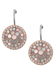 Náušnice růžově zlatá