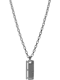 Edelstahlkette silber