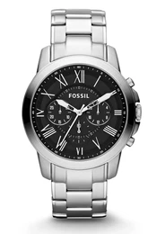 FOSSIL Chronograph ''''GRANT'''' silber
