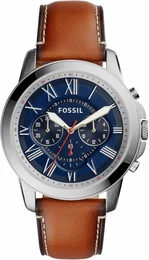 FOSSIL Chronograph »GRANT« marine / hellbraun