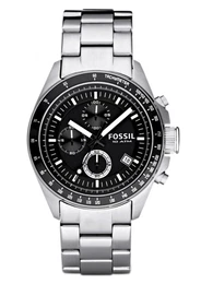Chronograph schwarz / silber