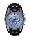 FOSSIL Chronograph hellblau / schwarz / silber