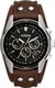 FOSSIL Uhr ''''COACHMAN CH2891'''' braun / silber