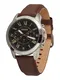 FOSSIL Uhr ''''GRANT'''' silber / braun
