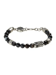 Armband schwarz / silber