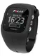 POLAR Fitness Activity Tracker A300 Charcoal Black HR inkl. Brustgurt schwarz
