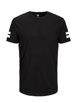 Jack & Jones T-Shirt Boro (12116021) schwarz / weiß Jack & Jones T-Shirt Boro (12116021) schwarz / weiß