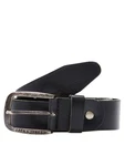 JACK & JONES Gürtel JJIPAUL JJLEATHER BELT NOOS schwarz