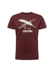 Iriedaily T-Shirt Harpoon Flag Tee bordeaux/weiß