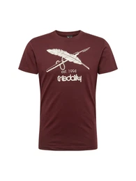T-Shirt 'Harpoon Flag' bordeaux / wei
