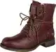 MUSTANG Šněrovací kozačky  bordó
