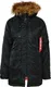 ALPHA INDUSTRIES Zimní bunda  černá