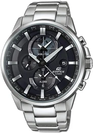 CASIO Casio Edifice Quarzuhr »ETD-310D-1AVUEF« schwarz / silber