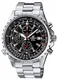 CASIO Chronograph ''''Edifice'''' schwarz / silber