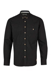 Hemd 'Dean 07a Plain' schwarz