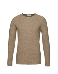 Pullover ''''RH structur'''' hellbraun