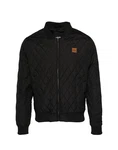 Urban Classics Jacke 'Diamond Quilt' braun/schwarz