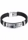 FIRETTI Armband schwarz / silber