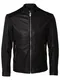 SELECTED HOMME Lederjacke NHILL schwarz