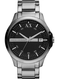Analoguhr schwarz / silber