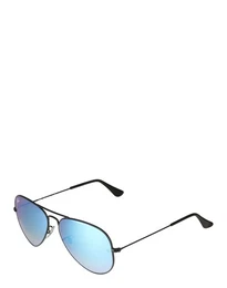 Ray-Ban Piloten-Sonnenbrille Aviator blau / schwarz