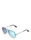Ray-Ban Piloten-Sonnenbrille Aviator blau / schwarz